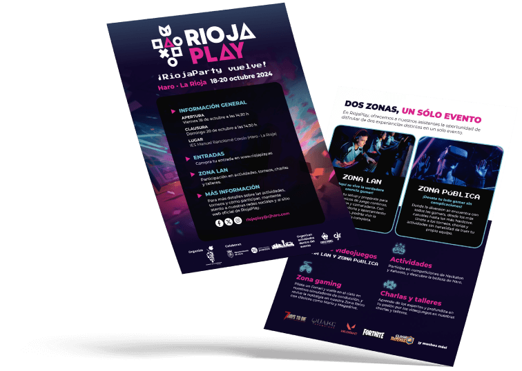 Rioja Play, flyers